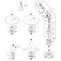 Gear Head Assembly for Stihl FS491