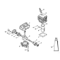 Stihl FS40 FS50 Crankcase