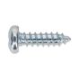 Self Tapping Screw 3.5 x 13mm Pan Head Pozi Zinc DIN 7981CZ Pack of 100 Sealey Part No. STPP3513