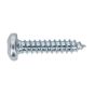 Self Tapping Screw 4.2 x 19mm Pan Head Pozi Zinc DIN 7981CZ Pack of 100 Sealey Part No. STPP4219