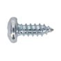 Self Tapping Screw 4.8 x 13mm Pan Head Pozi Zinc DIN 7981CZ Pack of 100 Sealey Part No. STPP4813