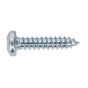 Self Tapping Screw 5.5 x 38mm Pan Head Pozi Zinc DIN 7981CZ Pack of 100 Sealey Part No. STPP5538