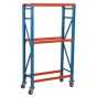 Two Level Mobile Tyre Rack 200kg Capacity Per Level Sealey Part No. STR002