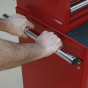 Rollcab 3 Drawer with Ball Bearing Slides - Red Sealey Part No. AP33439