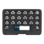 Locking Wheel Nut Key Set 21pc - BMW & Mini Sealey Part No. SX209