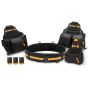 ToughBuilt 4pc Contractor Tool Belt Set - 3 pouches & Belt fit Waist 32-48