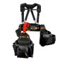 ToughBuilt 5pc Pro Contractor Tool Belt Set 4 pouches & Belt waist 32-48"