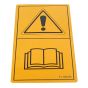Read Handbook Decal for Terex TA6, TA9 Dumper - OEM No. T118529