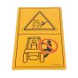 'No Passengers' Decal for Terex TA3, TA6 Dumper - OEM No. T118531