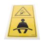 Decal Use Seat Belt for Terex TA3, TA3S, TA3H, TA3SH Dumpers - OEM No. T118715