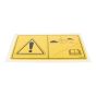 Decal - Towing Information for Terex TA3, TA3S, TA3H, TA3SH Dumpers - OEM No. T119900