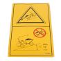 Decal 'Driving On Hill ' 1 In 4 for Terex TA3, TA3S, TA3H, TA3SH Dumpers - OEM No. T119902