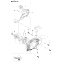 Starter Assembly For Husqvarna T425 Chainsaw 