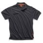 Scruffs Worker Polo Shirt - Button Collar easy care graphite fabric - Small