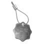 Safe Working Load S.W.L. Metal Star Shaped Chain Tag with Rope