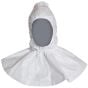 Tyvek Balaclava Hood with Flange Internal Seams Elasticated Face/Neck White