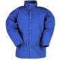 Trans/Coat Jacket Length of Back 85cm Press Stud fastening Royal Blue XXL