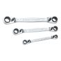 Multi Ratchet Ring Spanner Set of 3 8-19mm by Teng - 6503RX