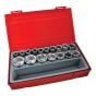 TT1217-6 17 Piece Metric 6p Socket Set 1/2in Drive by Teng - TC4