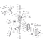 Main Assembly for Atlas Copco TEX230PE Hexagon 25x108mm Handheld Pneumatic Breakers (from s/n PUN000001 onwards)