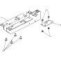 Frame Assembly for Husqvarna TF 120 Cultivator/Tiller