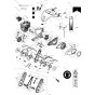 Product Complete Assembly for Husqvarna TF 434 Cultivator/Tiller