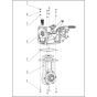 Transmission Assembly for Husqvarna TF 545D Cultivator/Tiller