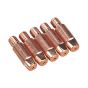 Contact Tip 1mm MB25/MB36 Pack of 5 Sealey Part No. TG100/2