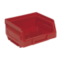 Plastic Storage Bin 105 x 85 x 55mm - Red Pack of 24 Sealey Part No. TPS124R