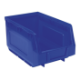 Plastic Storage Bin 150 x 240 x 130mm - Blue Pack of 24 Sealey Part No. TPS324B