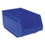 Plastic Storage Bin 210 x 355 x 165mm - Blue Pack of 12 Sealey Part No. TPS412B