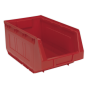 Plastic Storage Bin 210 x 355 x 165mm - Red Pack of 12 Sealey Part No. TPS412R