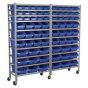 Mobile Bin Storage System 72 Bins Sealey Part No. TPS72