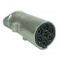 24N 7 pin Aluminium Plug Commercial 'N' type ISO 1185