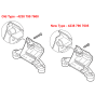 Support Foot Assy for Stihl TS410 (newer models), TS480i, TS500i - 4238 790 7605