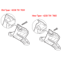 Foot Support for Stihl TS480i, TS410 (New Models) Disc Cutter - OEM No. 4238 791 7605