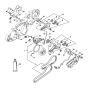 Stihl TS440 Disc Cutter Brake Assembly