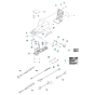 Support Arm for Husqvarna TS 60