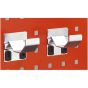 Pipe Bracket Dia.60mm Pack of 2 Sealey Part No. TTS24