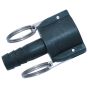 2" Poly Camlock Coupling to 2" Hose Tail - Type C