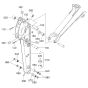 Dipper Arm Assembly for Kubota U27-4 Mini Excavators