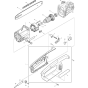 Rotor, Guard & Chain Assembly For Makita UC3500A Electric Chainsaws