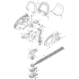 Complete Assembly for Makita UH5570/2 Hedge Trimmers