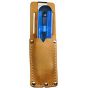 Knife Holster Sturdy Leather with Metal Belt Clip fits most Utility Knives