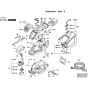 Bosch Lawnmower Assembly