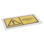 Engine Stop Decal for Winget 100T, 150T, 175T Mixers - OEM No. V2004302