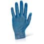 Vinyl Examination Gloves Pre-Powdered Disposable PVC Box of 1000 Blue SML