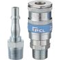 PCL Vertex Coupling & Adaptor Kit, Coupling Male Thread R 1/4" (D/PK) - AC91CM05K
