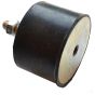 Rubber Mount Male/Female 76x50mm M12 Thread