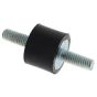 Rubber Vibration Mount Male/Male 21x15mm M6 Thread